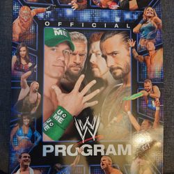 WWE Official Program 2012 AUTOGRAPHED