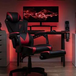 GAMING CHAIR- RED- NAME BRAND RESPAWN GAMING CHAIR!!!  Racing Style Gaming Chair Ofm 210 
