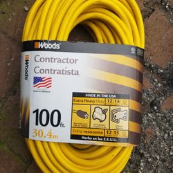 100 Ft Extension Cord 12v 15 Amps