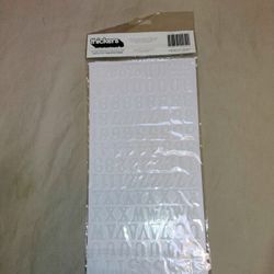 Foam Letters Stickers • Alphabet & Numbers