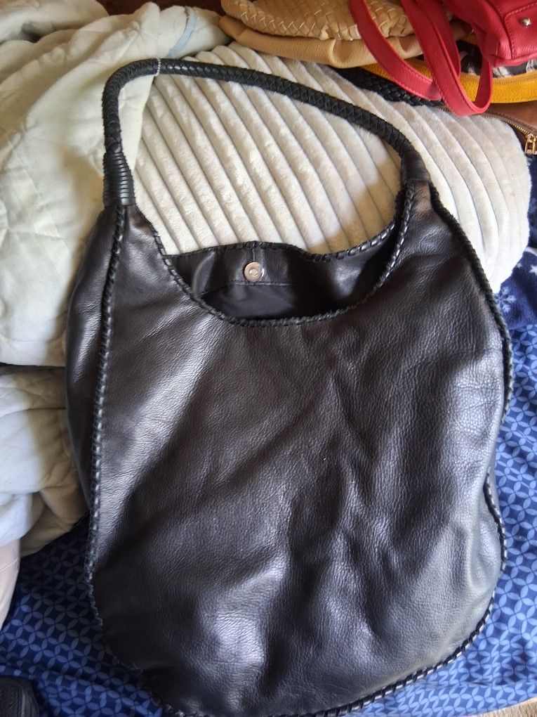 Large Black Shoulder Bag