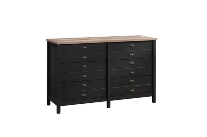 Black 6 Drawer Dresser