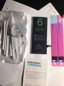 Replacement battery kit for iPhone 6