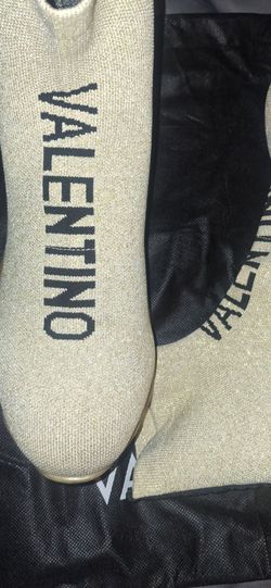Valentina sock shoes gold size 8.5 women