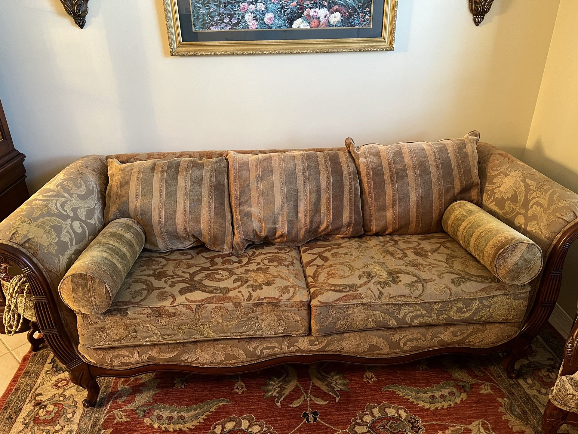 Moving Sale: Sofa And Love Seat