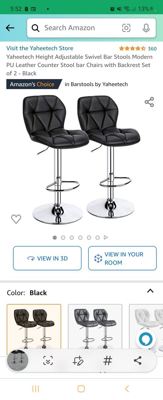4 Bar stools