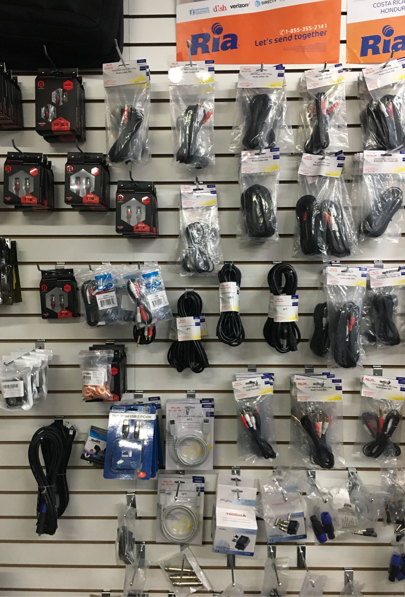 AUDIO CABLES STARTING AT $10