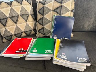70 page notebooks