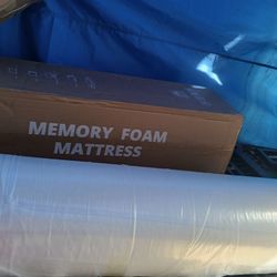 New 6 Inch Twin Memory Foam Mattress for Pressure Relief & Comfort Sleep, 2 available.  $100 each.