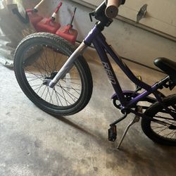 Girls Purple Bike With Bell . Tires Still Have Needles On Them Best Offer