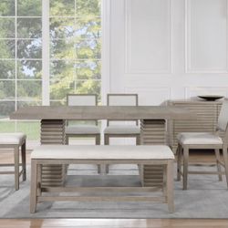 Griege 6 Piece Counter Height Dining