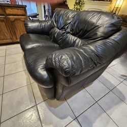 Black Leather Couch