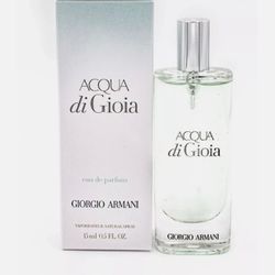 Authentic Giorgio Armani Acqua di Gioia Eau de Parfum Vaporisateur Spray, .5 oz