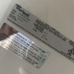 Whirlpool Refrigerator 