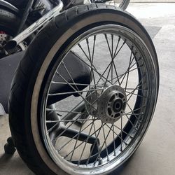 Harley 21” Front Wheel And Tire 