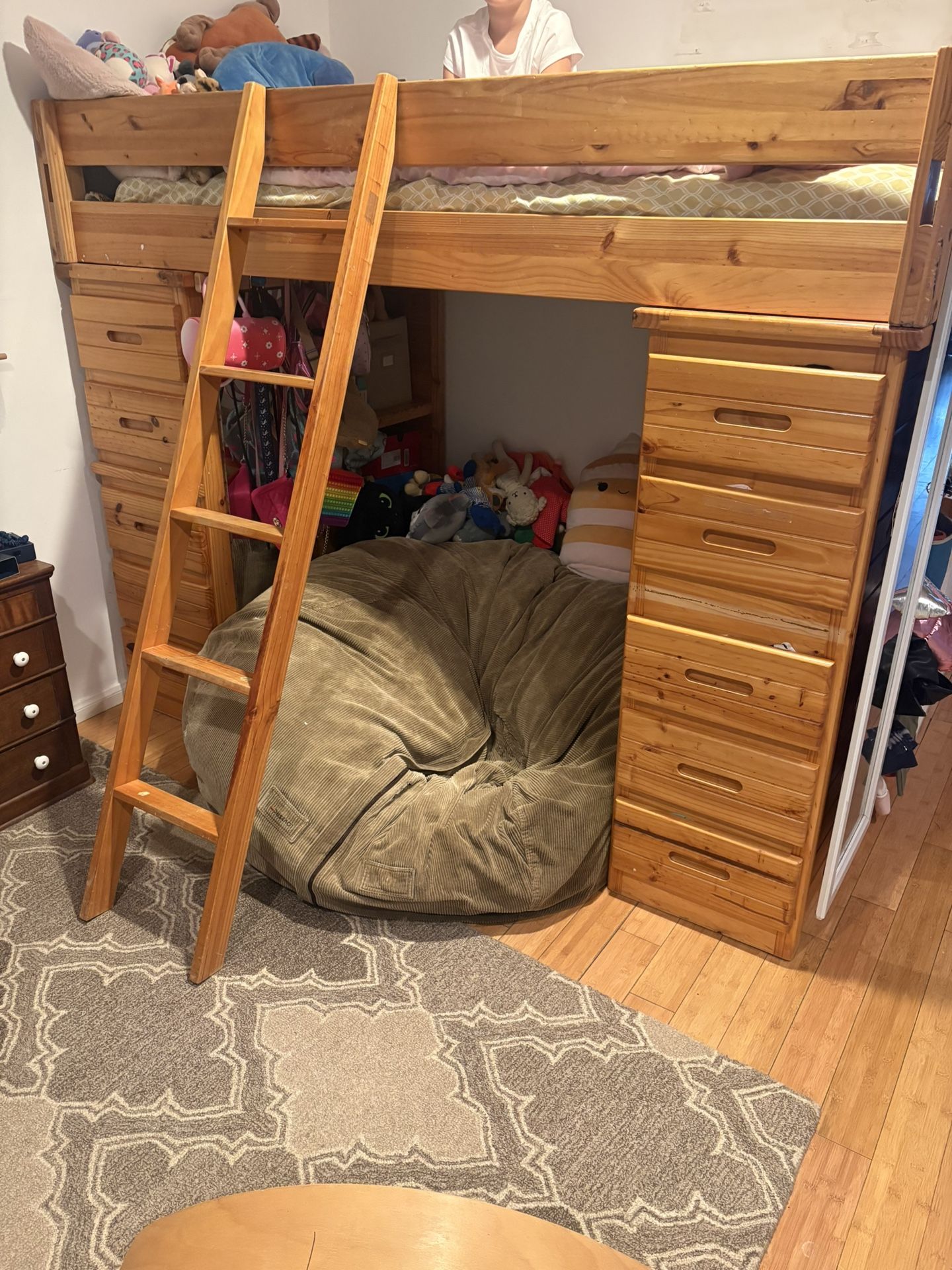 Solid Wood Loft Bed