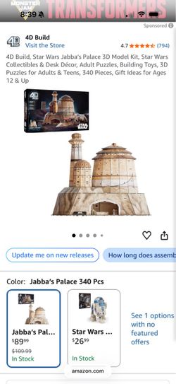 4D Build Star Wars Jabba's Palace 3D Model Kit
