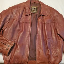 Men's LEATHER Jacket Suze LARGE
