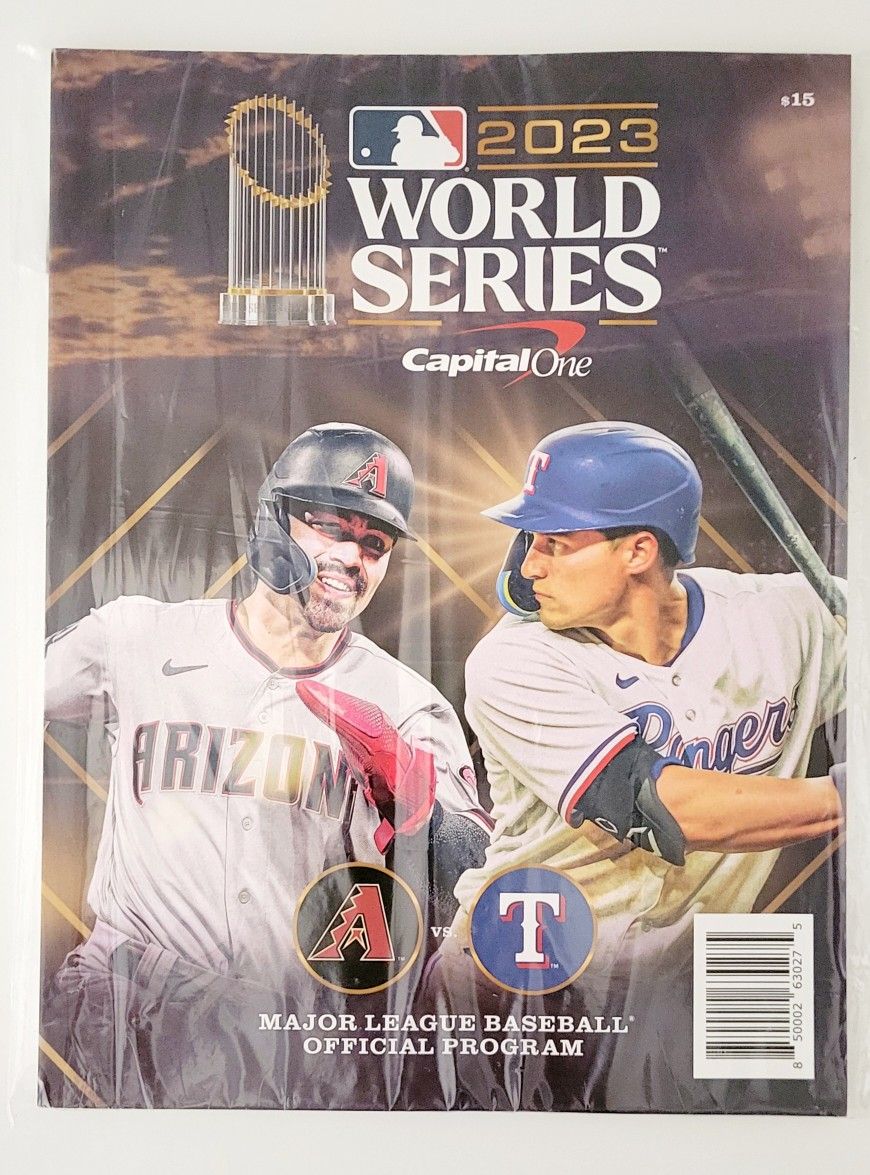 2023 World Series Program TEXAS RANGERS vs ARIZONA DIAMONDBACKS - NEW in PACKAGE