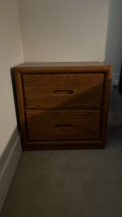 Brown nightstand
