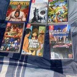 Nintendo Switch And Ps5 Games 