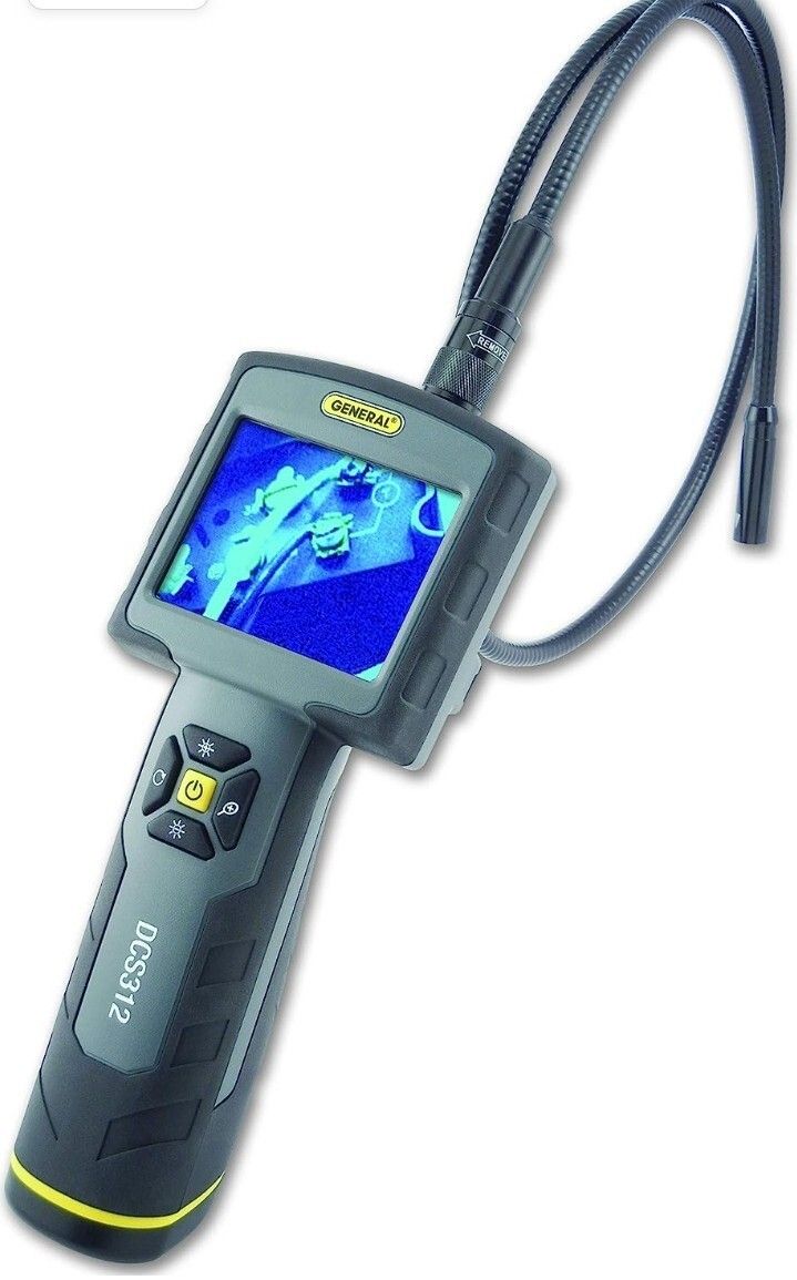 General Tools DCS312 Heavy Duty Handheld Digital Video Inspection Camera...