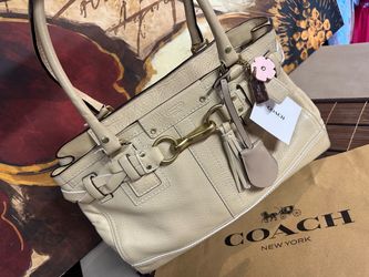 Coach leather purse