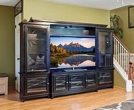 Entertainment Center with LED TV