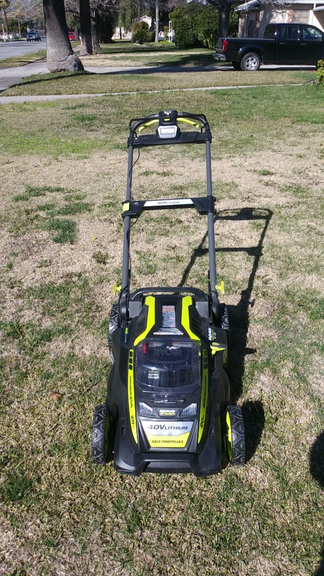 Ryobi brand new 40 volt lithium self-propelled lawn mower