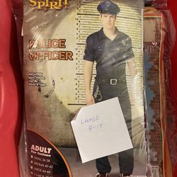Large Police Costume$10.00