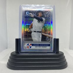Jasson Dominguez 2020 Topps “Bowman Chrome,Dominican Republic” Rookie Card#STG-JD