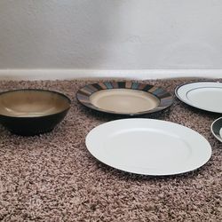 Mix of Dishes - Plates and Bowls