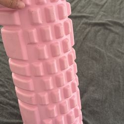 Pink foam roller