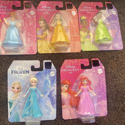 Disney Princess Mini Figures Cake Toppers Set