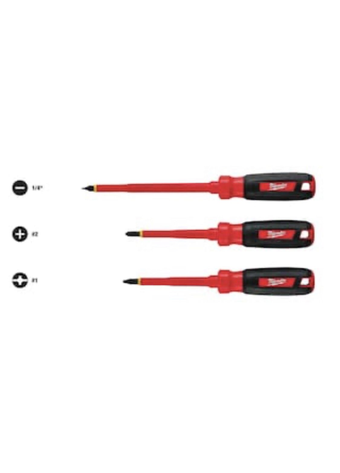Milwaukee Insulated Screwdriver Set (3-Piece)