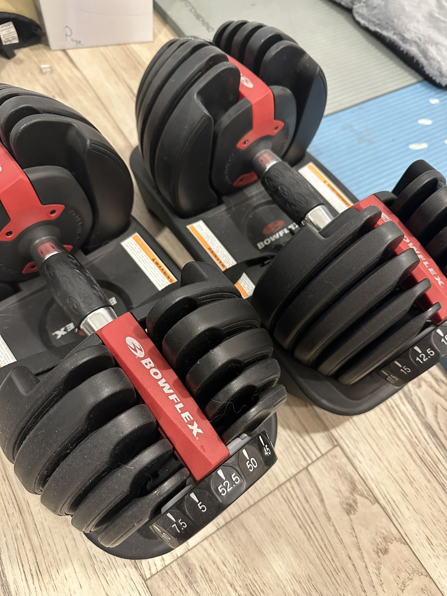 TWO Bowflex Dumbbell 552