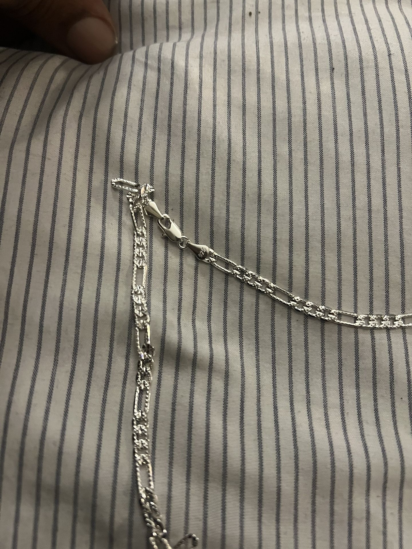Sterling Silver Diamond Cut Chain