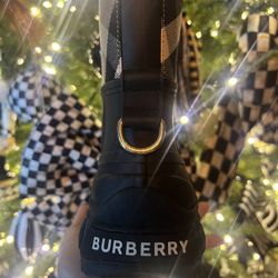 Authentic Burberry rain boots 