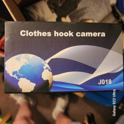 Brand New ~ In Box ~ Clothes Hook Camera 