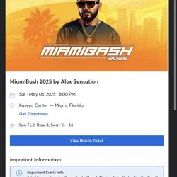Miami Bash Concert