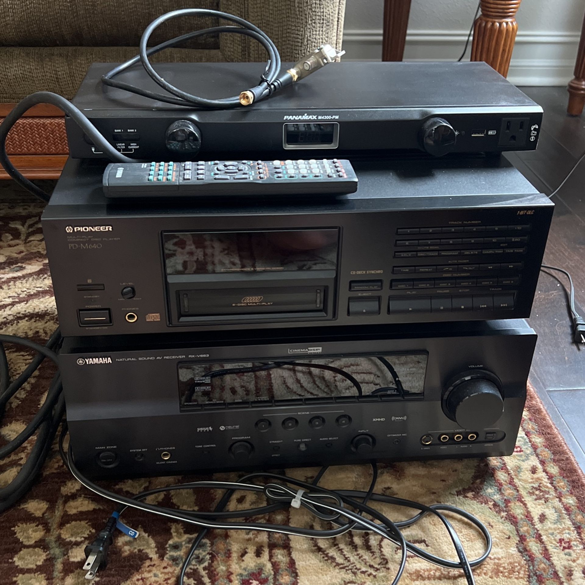 Stereo Receiver, Multi Disc Player,  Surge Protection And Speaker Selection 