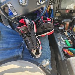 Jordan 6 rings Red,Black,White