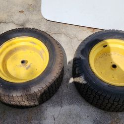 Jhon  Deere 12" Mower Rims And Tires 