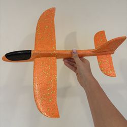 Orange Airplane, Kids Toys 