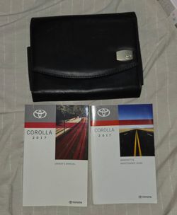 2017 Toyota Corolla Manuals