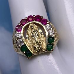 14k Horseshoe Ring 