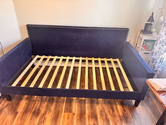 Ink blue daybed frame