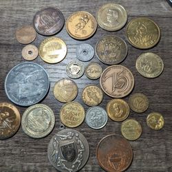 Vintage tokens Take all for $25