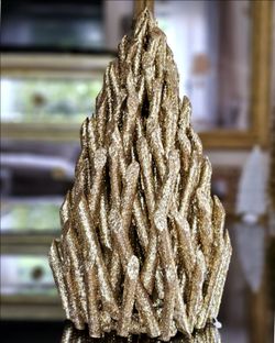 New Gold Glitter Christmas Tree Holiday Decor