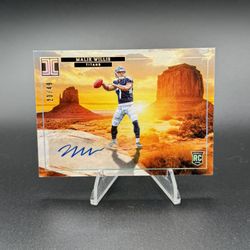 2022 Panini Impeccable - Rookie Landscape Malik Willis #RLA-MWI Silver /49 Auto